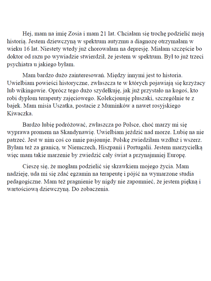 Zosia, 21 lat
